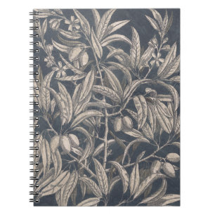 Caderno Espiral Fruta Vintage e Floral I