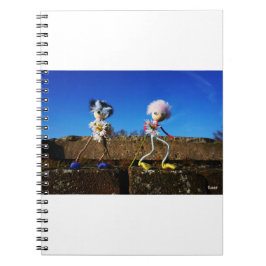 Caderno Espiral Fubby's die elkaars Valentijn zijn.