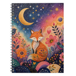 Caderno Espiral Fuchs im Sternengarten
