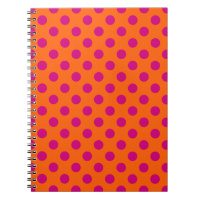 Fuchsia bolinhas em laranja