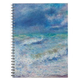 Caderno Espiral Fuga de Renoir. Impressionista Oceano Náutico