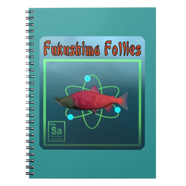 Caderno Espiral Fukushima Follies (Frente)