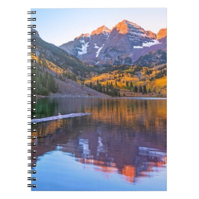 Caderno Espiral Fulgor marrom de Bels Alpen (Frente)