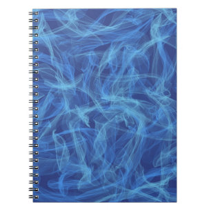 Caderno Espiral Fumaça Azul