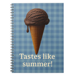 Caderno Espiral Fun Blue Spiral School Notebook