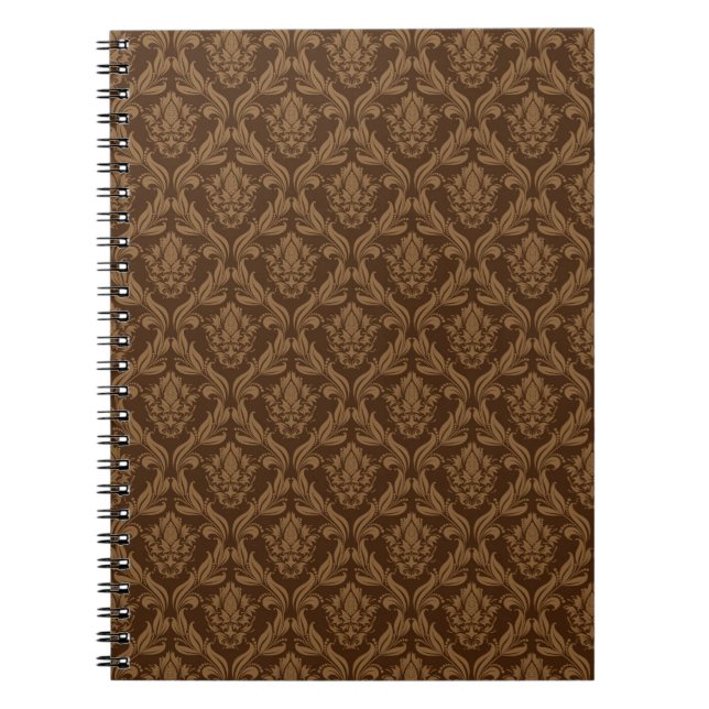 Caderno Espiral Fundo 2 do damasco (Frente)