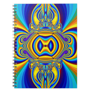 Caderno Espiral Fundo Abstrato Colorido-14334