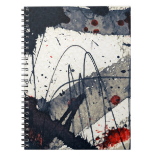 Caderno Espiral Fundo abstrato do grunge, textura da tinta