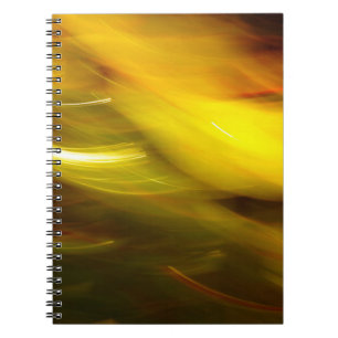 Caderno Espiral Fundo abstrato multicolorido de cor, movimento
