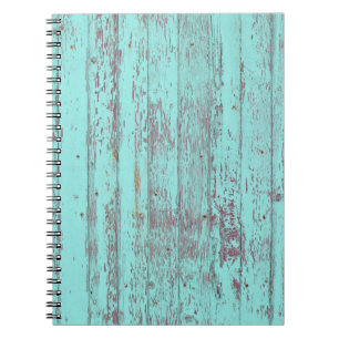 Caderno Espiral Fundo aquoso de madeira de textura