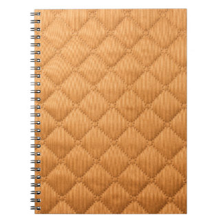 Caderno Espiral Fundo bege sem costura de forma quadrada, textura