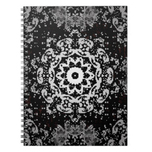 Caderno Espiral Fundo castanho. Fundo de rosca em vintage com