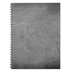Caderno Espiral Fundo cinzento preto do quadro-negro do quadro