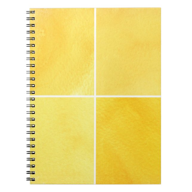 Caderno Espiral fundo colorido da aguarela para o seu (Frente)