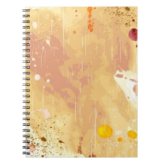Caderno Espiral fundo da aguarela (Frente)