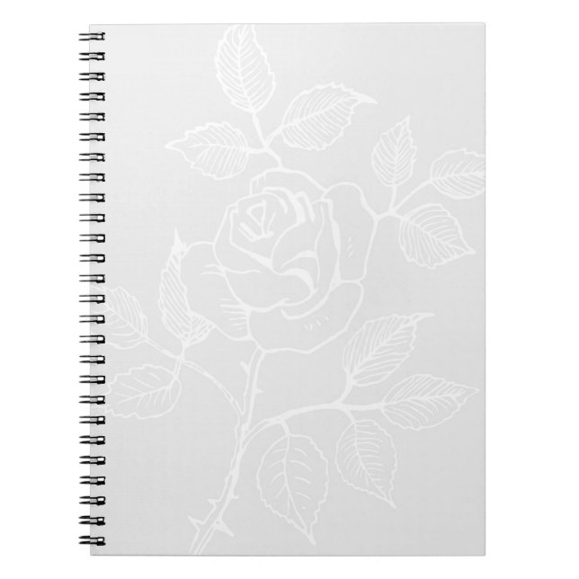 Caderno Espiral Fundo da Flor do Pastel (Frente)