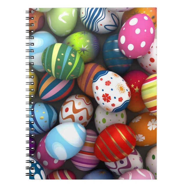 Caderno Espiral Fundo da páscoa (Frente)