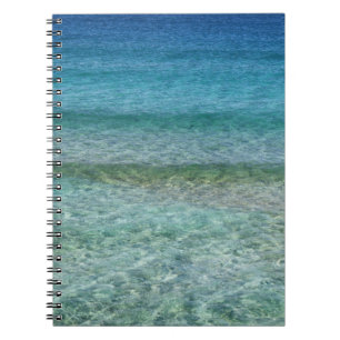 Caderno Espiral Fundo de abstrato Beach 42