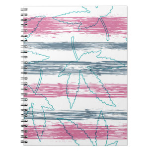 Caderno Espiral Fundo de abstrato de safra na natureza da colheita