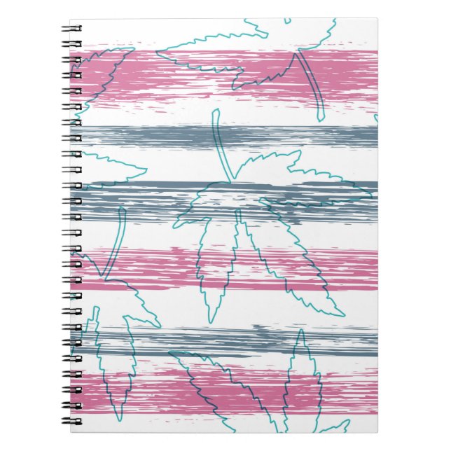 Caderno Espiral Fundo de abstrato de safra na natureza da colheita (Frente)