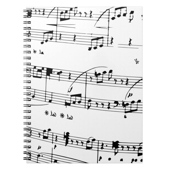 Caderno Espiral fundo de abuso monocromático meus bits (Frente)