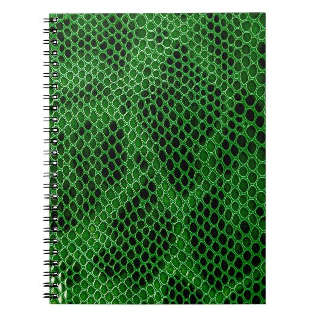 Caderno Espiral fundo de cobra (Frente)