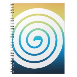 Caderno Espiral Fundo de cor espiral Whaite