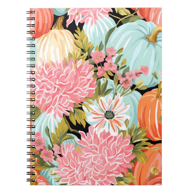 Caderno Espiral Fundo de outono (Frente)