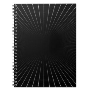 Caderno Espiral fundo de perspectiva abstrato