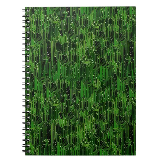 Caderno Espiral Fundo do conselho de circuito (Frente)