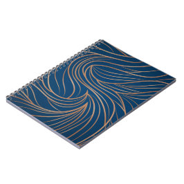 Caderno Espiral Fundo do ouro