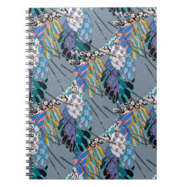 Caderno Espiral fundo do padrão abstrato