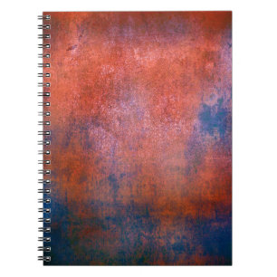 Caderno Espiral fundo manchado de papel de vintage com abstrato de