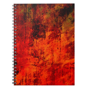 Caderno Espiral Fundo preto branco e velho, preto, pelado. Hall