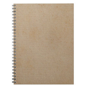 Caderno Espiral Fundo retro do pergaminho do papel de Tan Brown do
