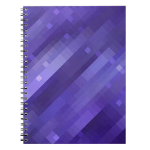 Caderno Espiral Fundo violeta brilhante abstrato com glos