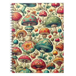 Caderno Espiral Fungi do rico