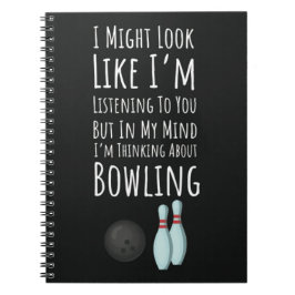 Caderno Espiral Funny Bowling Gifts And Novelties Sports Bowler