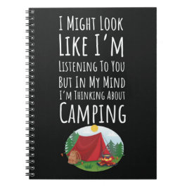 Caderno Espiral Funny Camping Gifts Camper Humor Quote Outdoor