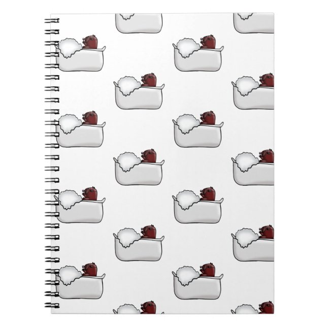 Caderno Espiral funny capybara (Frente)