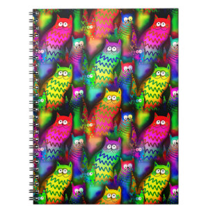 Caderno Espiral Funny Cats Pattern-54578