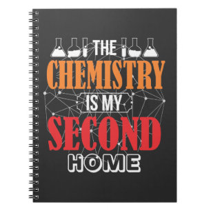 Caderno Espiral Funny Chemistry Home Science Professor de Química