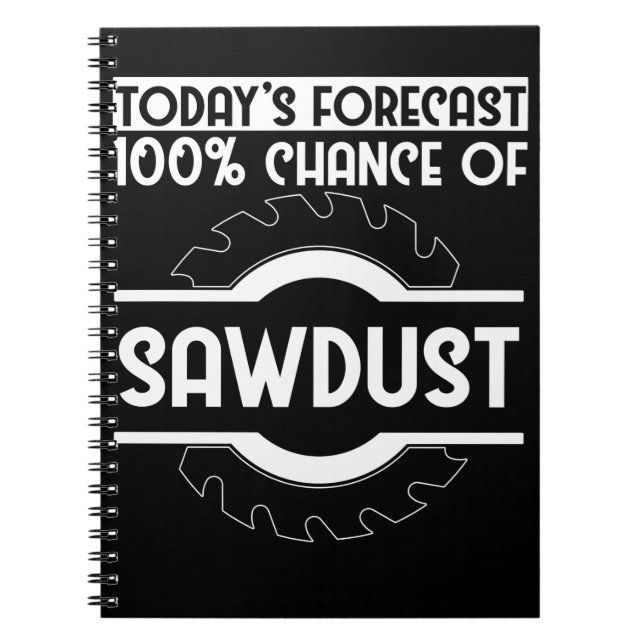 Caderno Espiral Funny Craftsman Woodworking Padre Carpenter (Frente)