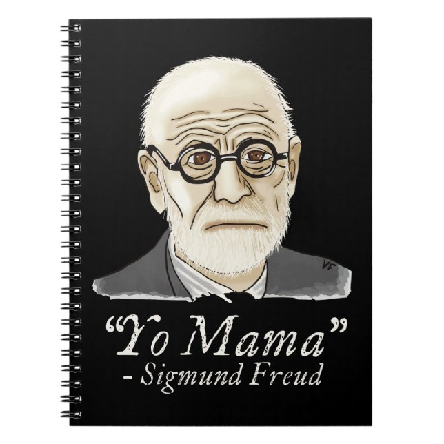 Caderno Espiral Funny Freud Psicologia (Frente)