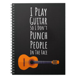 Caderno Espiral Funny Gifts For A Beginner Guitar Player Guitarist