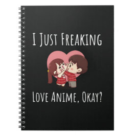 Caderno Espiral Funny Gifts For Anime Lovers For Her Humor Otaku