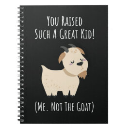 Caderno Espiral Funny Goat Mom Gifts Women Owner Pet Mama Mommy
