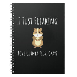 Caderno Espiral Funny Guinea Pig Gifts Humor Pet Humorous