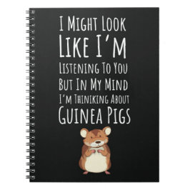 Caderno Espiral Funny Guinea Pigs Gifts Animal Pet Hamster Humor