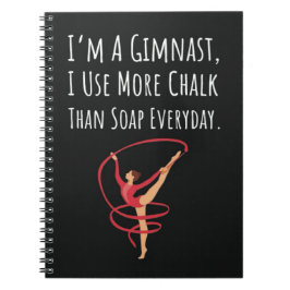 Caderno Espiral Funny Gymnast Gifts Gymnastics Girl Women Quote